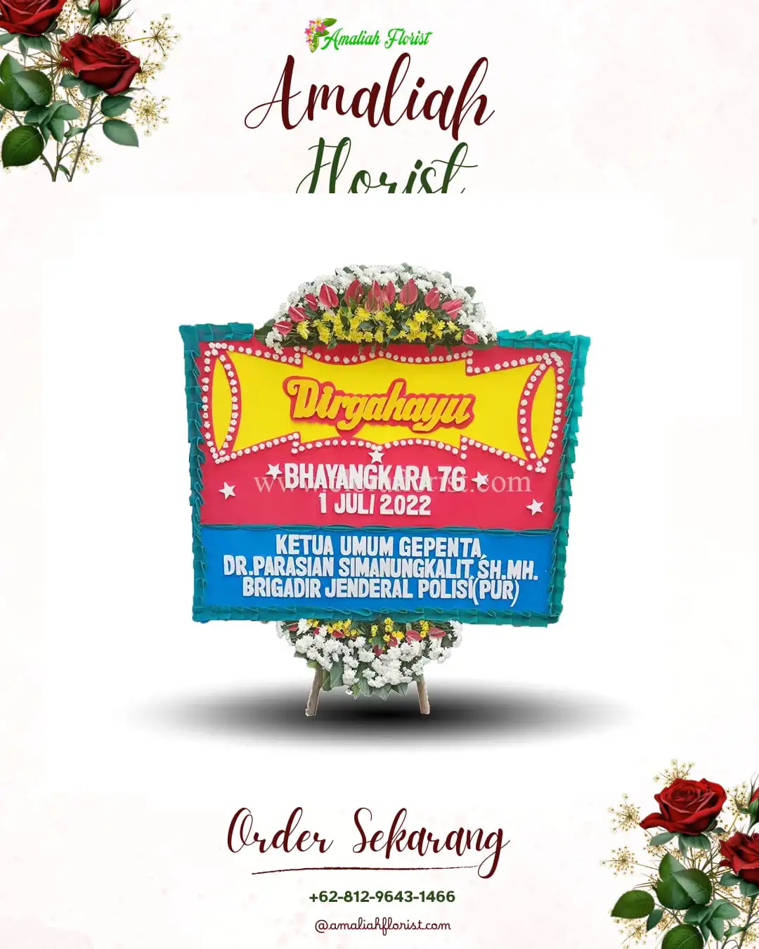 Papan Bunga HUT Ulang Tahun Citrodiwangsan